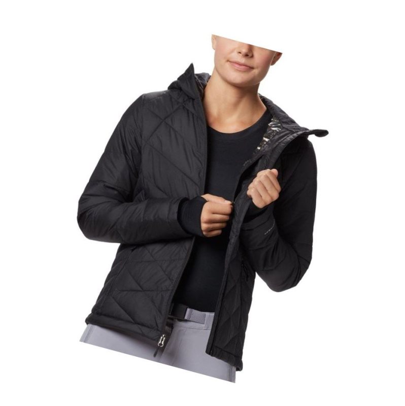 Columbia Heavenly Hooded Mont Kadın Siyah | 87634-ZTMX