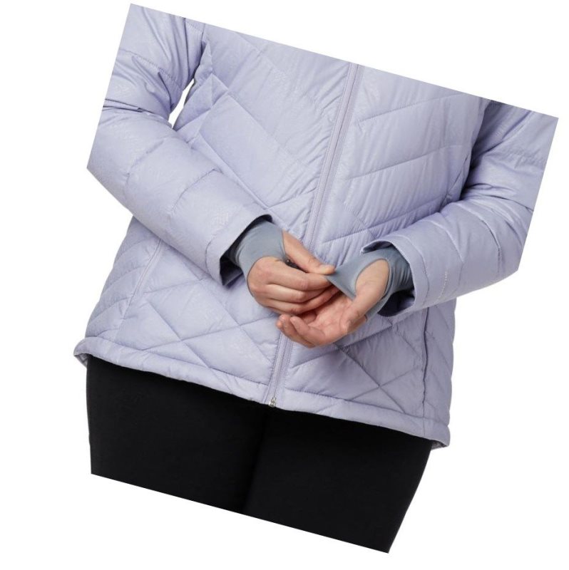 Columbia Heavenly Hooded Plus Size Mont Kadın Mor | 39520-XJCY