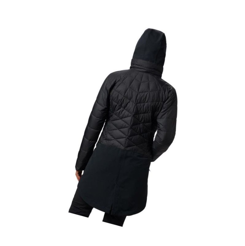 Columbia Heavenly Long Hybrid Mont Kadın Siyah | 63759-KONT