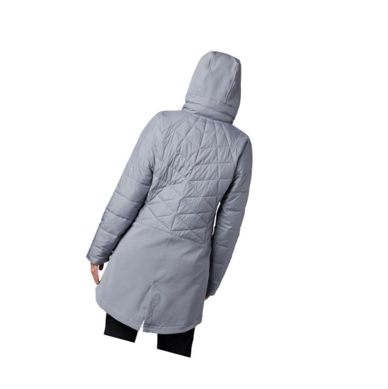 Columbia Heavenly Long Hybrid Mont Kadın Gri | 23784-YCQZ