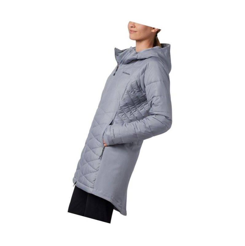 Columbia Heavenly Long Hybrid Mont Kadın Gri | 23784-YCQZ