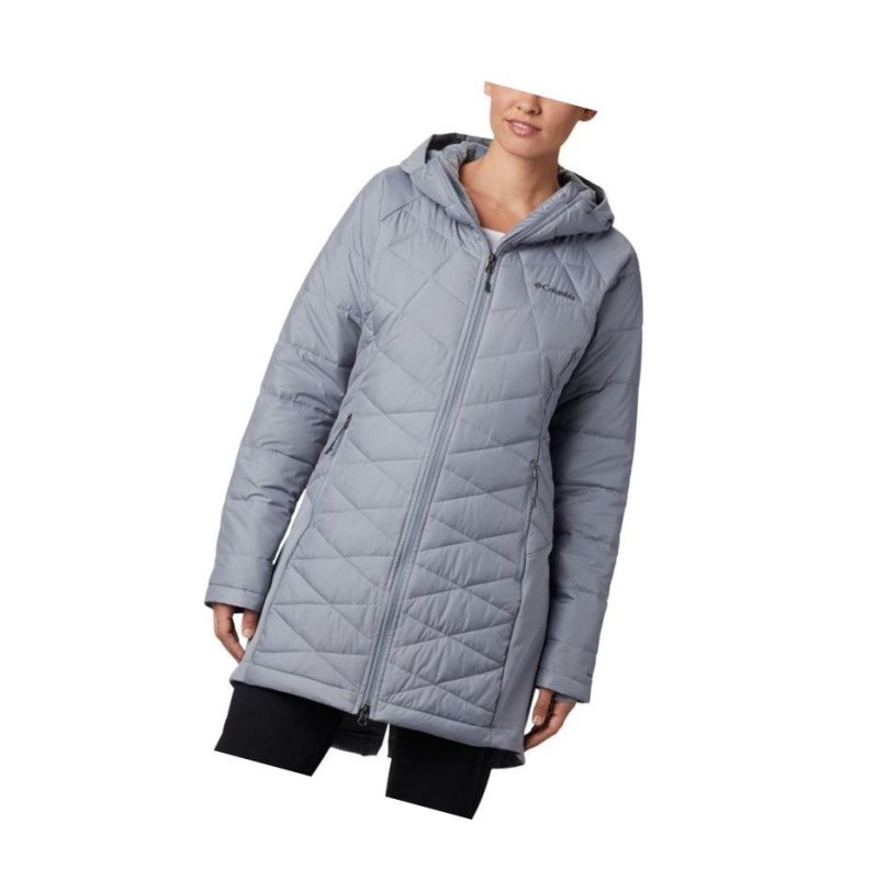 Columbia Heavenly Long Hybrid Mont Kadın Gri | 23784-YCQZ