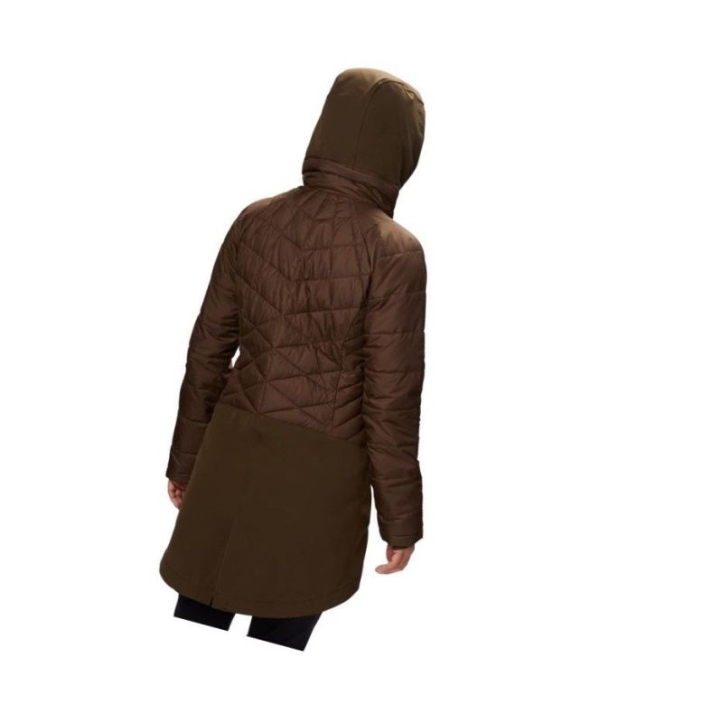Columbia Heavenly Long Hybrid Mont Kadın Zeytin Yeşili | 18375-YHFJ