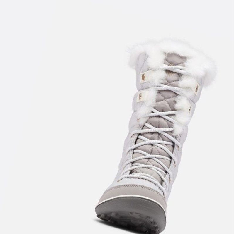 Columbia Heavenly Omni-Heat Waterproof Kışlık Bot Kadın Gri Açık Mavi | 43701-CXEF
