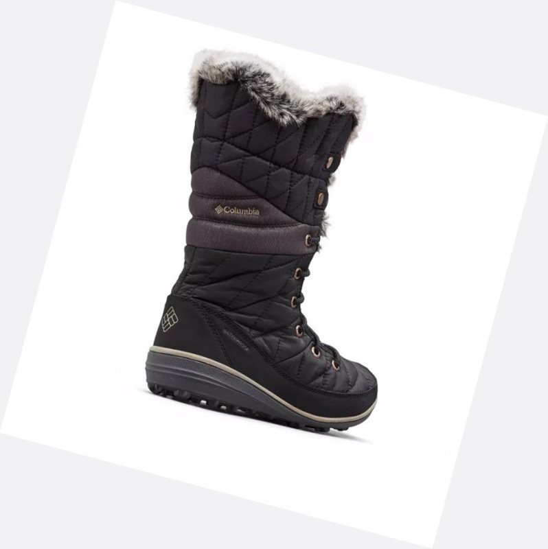 Columbia Heavenly Omni-Heat Waterproof Kışlık Bot Kadın Siyah | 89547-UEWX