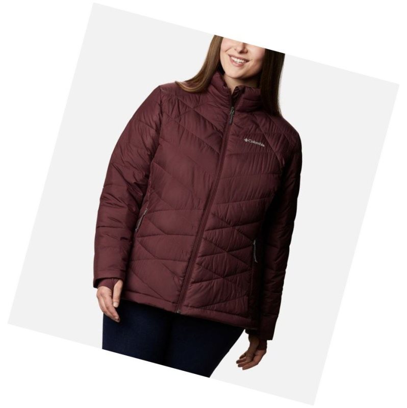 Columbia Heavenly Plus Size Mont Kadın Bordo | 74506-CFNM