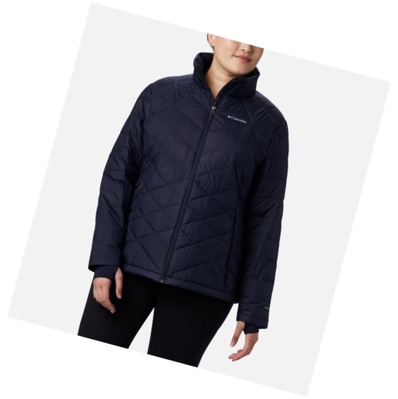 Columbia Heavenly Plus Size Mont Kadın Lacivert | 52648-WSQI