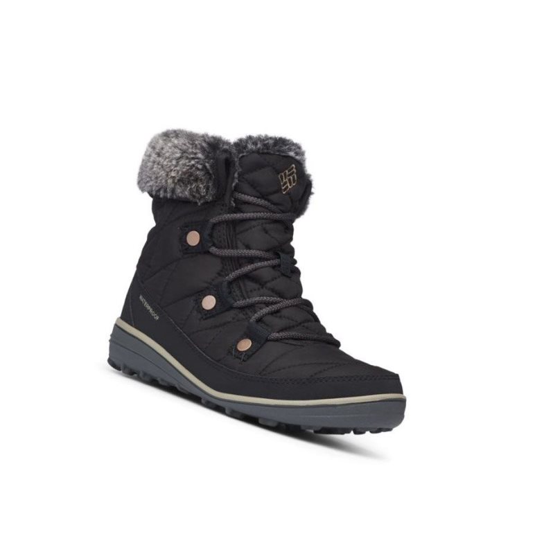 Columbia Heavenly Shorty Omni-Heat Bot Kadın Siyah | 83457-VOUJ