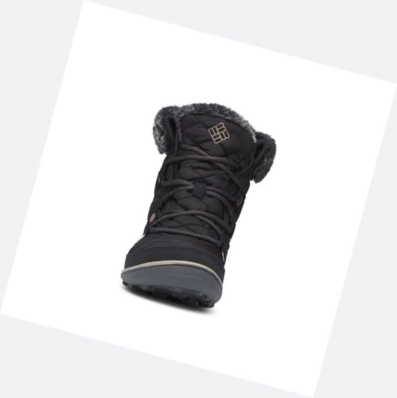 Columbia Heavenly Shorty Omni-Heat Kışlık Bot Kadın Siyah | 54783-TIMJ