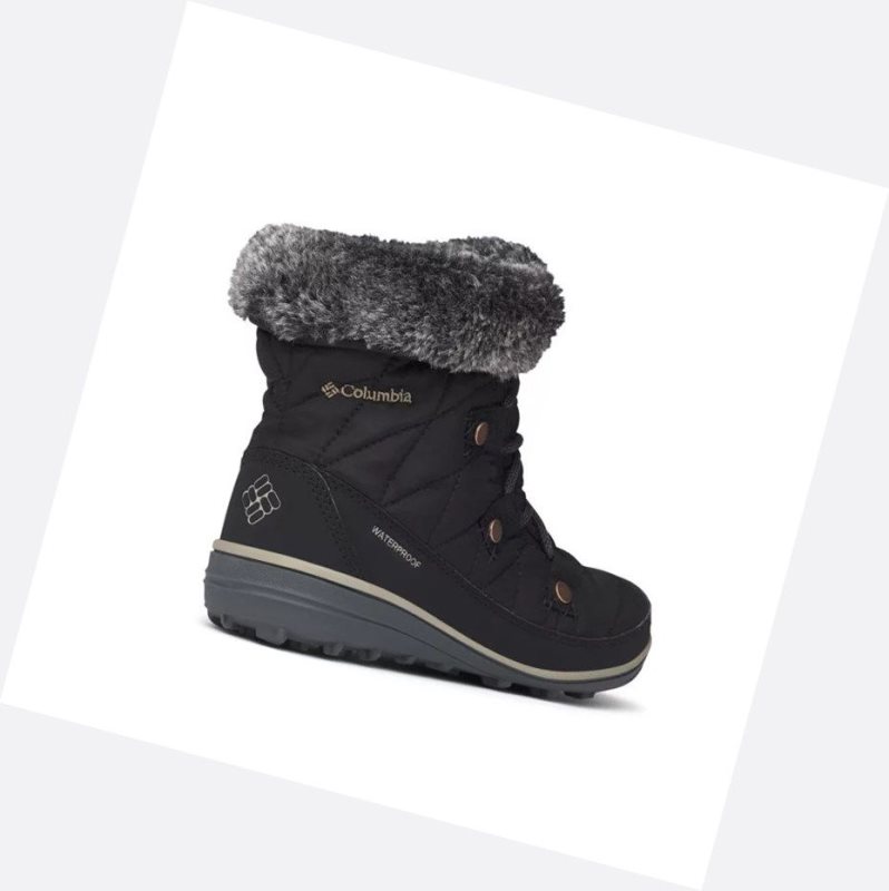 Columbia Heavenly Shorty Omni-Heat Kışlık Bot Kadın Siyah | 54783-TIMJ