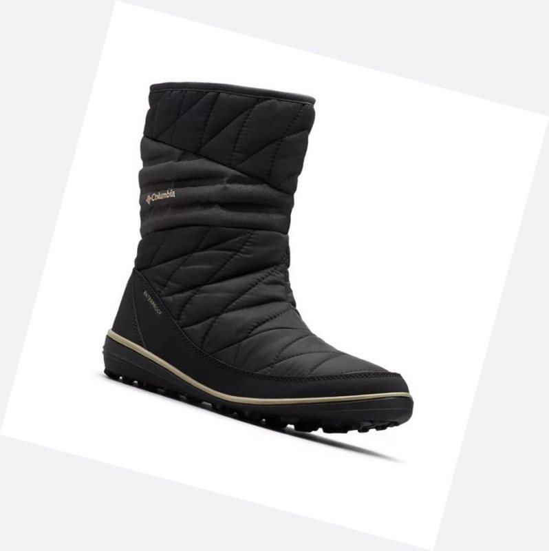 Columbia Heavenly Slip II Omni-Heat Kışlık Bot Kadın Siyah Gümüş Zeytin Yeşili | 25493-UFKO