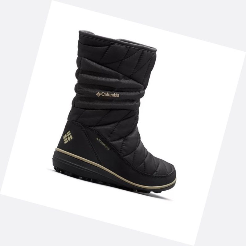 Columbia Heavenly Slip II Omni-Heat Kışlık Bot Kadın Siyah Gümüş Zeytin Yeşili | 25493-UFKO