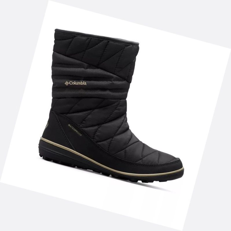 Columbia Heavenly Slip II Omni-Heat Kışlık Bot Kadın Siyah Gümüş Zeytin Yeşili | 25493-UFKO