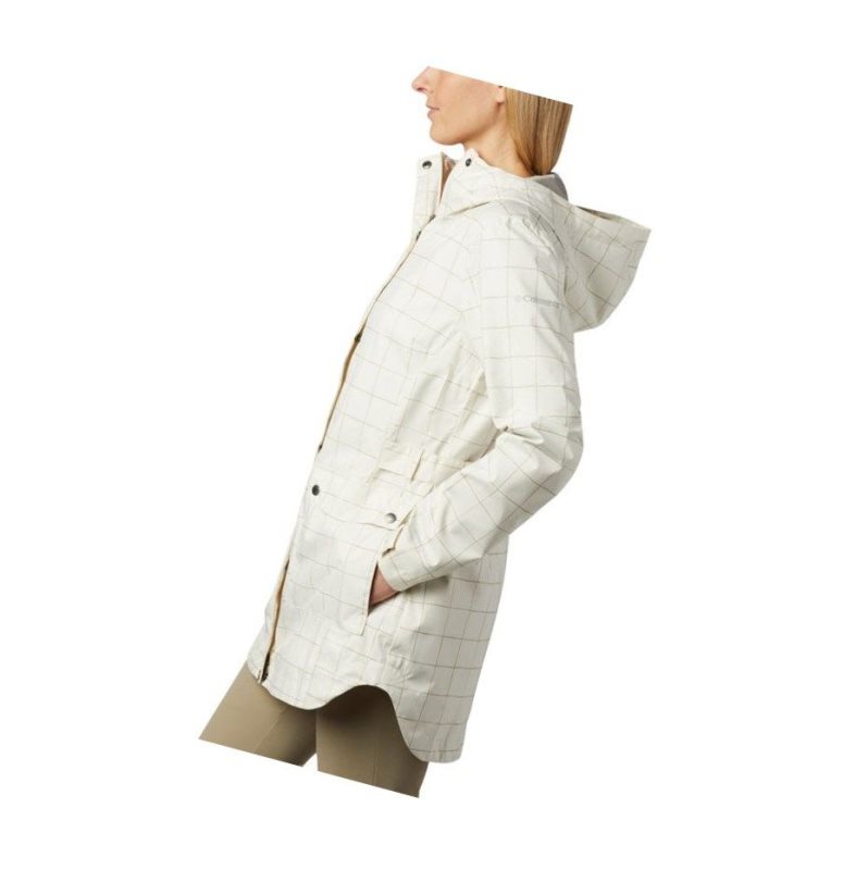 Columbia Here And There Trench Mont Kadın Krema | 48739-FQNV