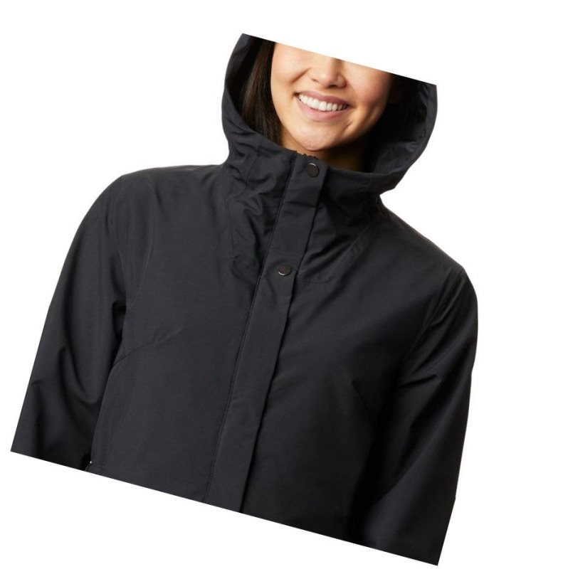 Columbia Here And There Trench Mont Kadın Siyah | 41230-UWLQ
