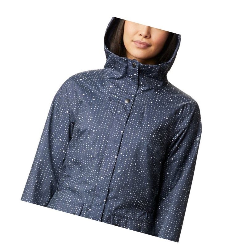 Columbia Here And There Trench Mont Kadın Lacivert | 20547-VXAG
