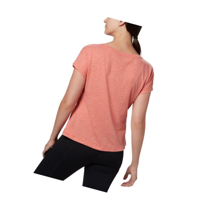 Columbia High Dune Short Sleeve Tişört Kadın Kırmızı | 47625-NGSC