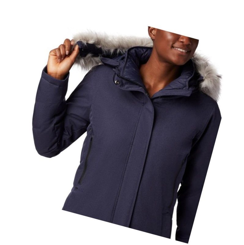 Columbia Hillsdale Parka Mont Kadın Lacivert | 96817-OYGZ