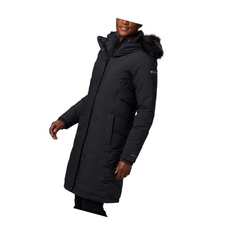Columbia Hillsdale Parka Mont Kadın Siyah | 71856-CBUN