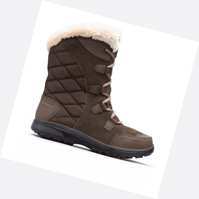 Columbia Ice Maiden II Kışlık Bot Kadın Koyu Kahverengi | 69485-LBAS