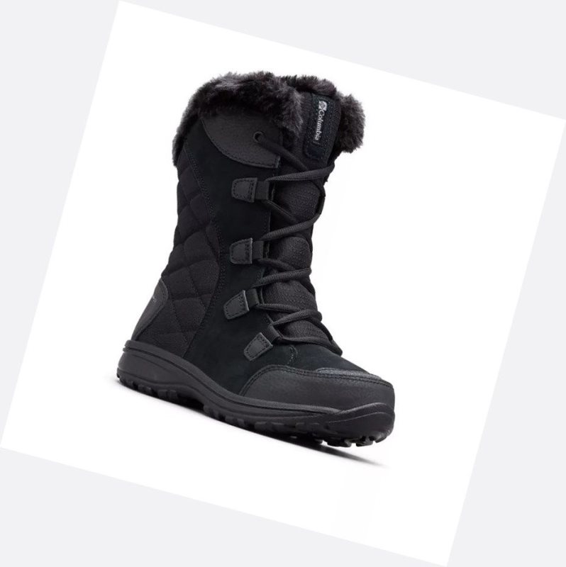 Columbia Ice Maiden II Kışlık Bot Kadın Siyah Gri | 28973-KWGJ