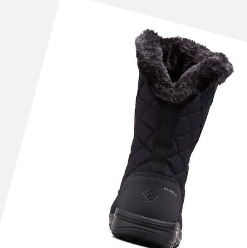 Columbia Ice Maiden II Kışlık Bot Kadın Siyah Gri | 28973-KWGJ