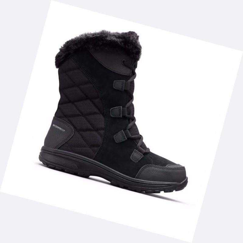 Columbia Ice Maiden II Kışlık Bot Kadın Siyah Gri | 28973-KWGJ