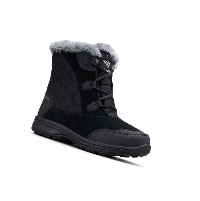 Columbia Ice Maiden Shorty Kışlık Bot Kadın Siyah Gri | 20837-SWEM