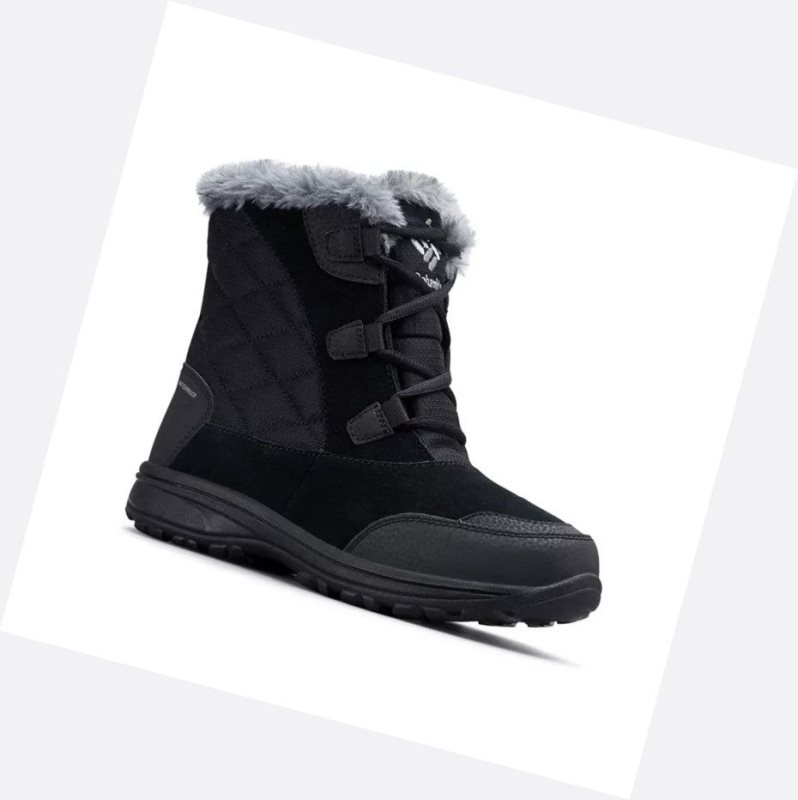 Columbia Ice Maiden Shorty Kışlık Bot Kadın Siyah | 90126-KYZU