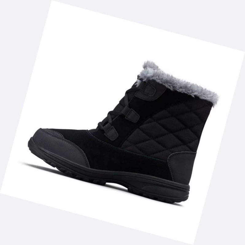 Columbia Ice Maiden Shorty Kışlık Bot Kadın Siyah | 90126-KYZU