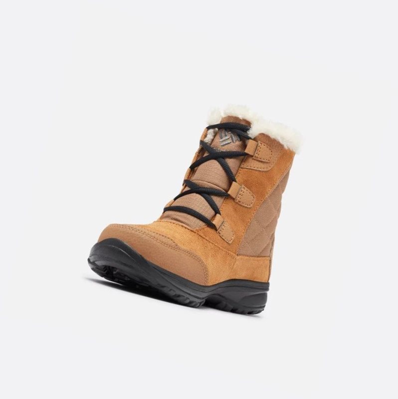 Columbia Ice Maiden Shorty Kışlık Bot Kadın Siyah | 89403-USZT
