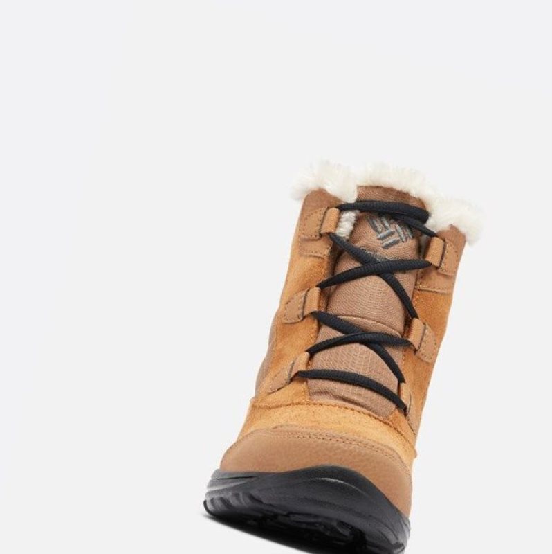 Columbia Ice Maiden Shorty Kışlık Bot Kadın Siyah | 89403-USZT