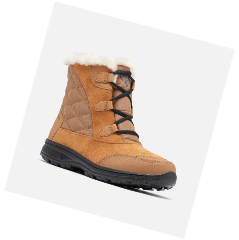 Columbia Ice Maiden Shorty Kışlık Bot Kadın Siyah | 87302-OVWR