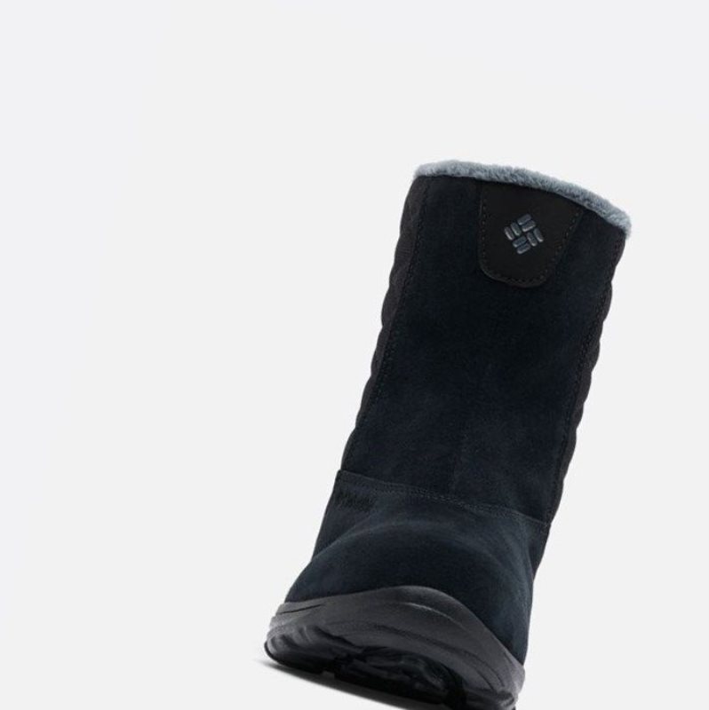 Columbia Ice Maiden Slip III Kışlık Bot Kadın Siyah Koyu Gri | 80961-PDRT