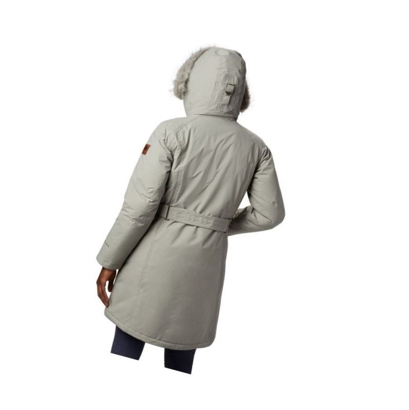 Columbia Icelandite TurboDown Mont Kadın Gri | 10423-GIZT