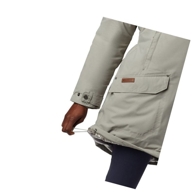 Columbia Icelandite TurboDown Mont Kadın Gri | 10423-GIZT