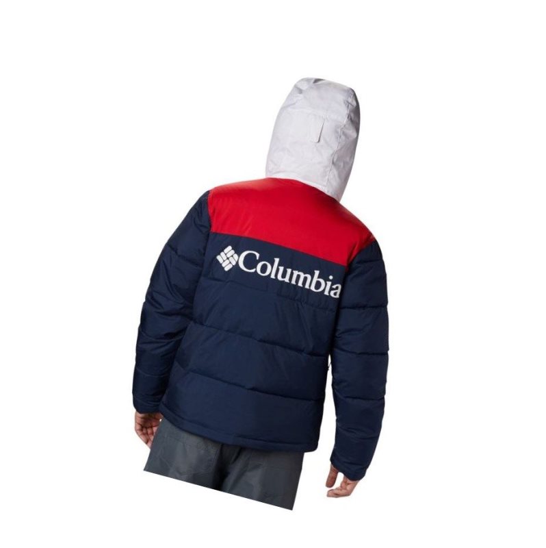Columbia Iceline Ridge Mont Erkek Lacivert Mavi Kırmızı Beyaz | 16340-YPXA