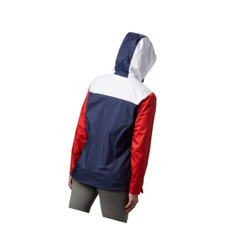 Columbia Inner Limits II Mont Kadın Lacivert Turuncu Beyaz | 63085-GKUL