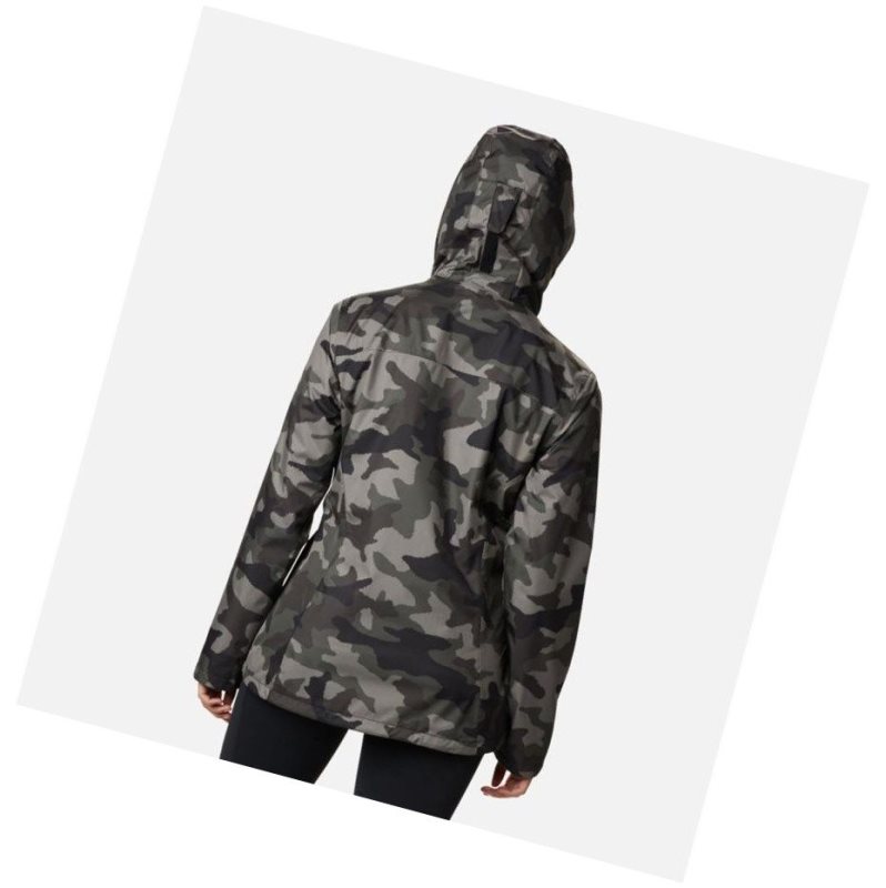 Columbia Inner Limits II Mont Kadın Siyah Camo | 29481-KMWS