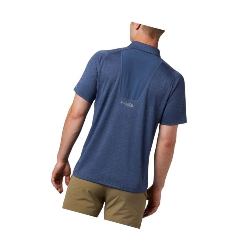 Columbia Irico Knit Polo Gömlek Erkek Koyu Mavi | 80523-HEVK