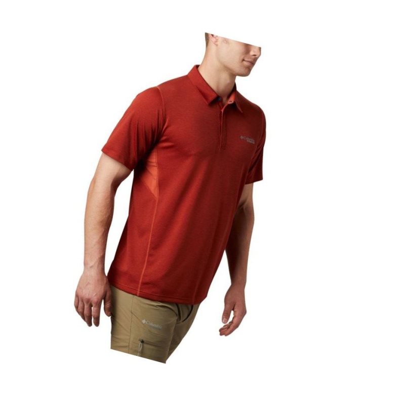 Columbia Irico Knit Polo Gömlek Erkek Kırmızı | 79450-TIKC