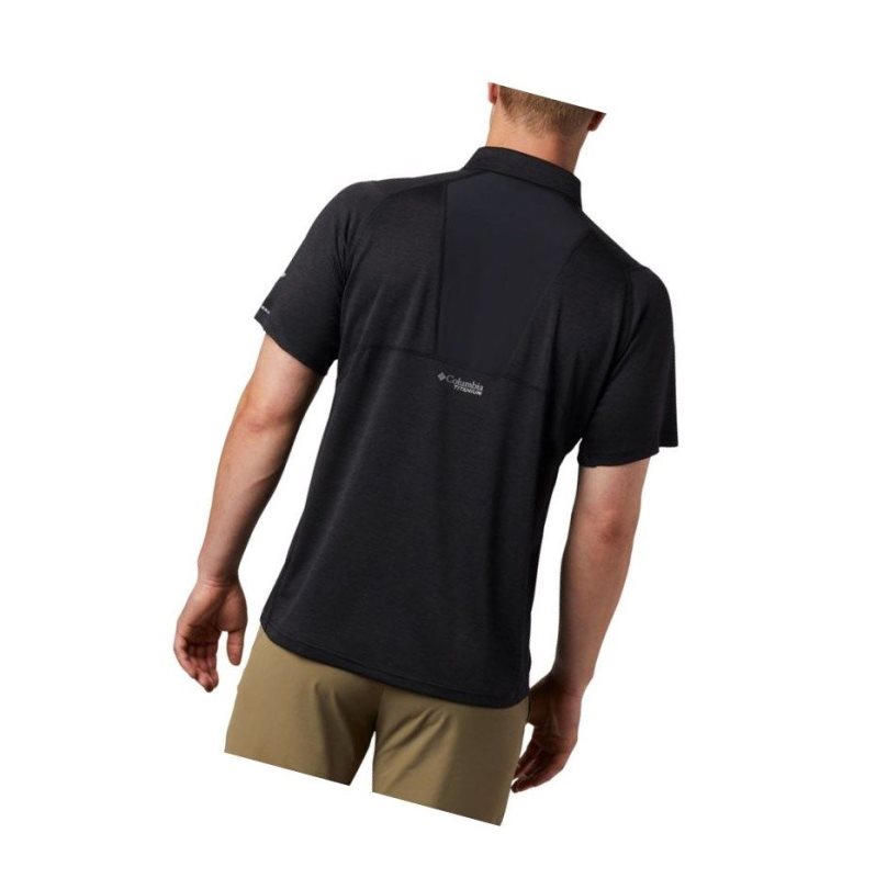 Columbia Irico Knit Polo Gömlek Erkek Siyah | 82701-HIXS