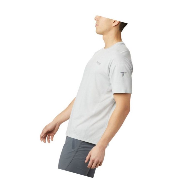 Columbia Irico Knit Short Sleeve Crew Tişört Erkek Gri | 25791-RCQA