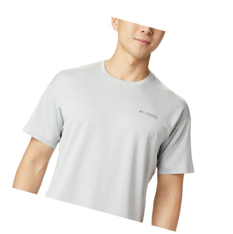 Columbia Irico Knit Short Sleeve Crew Tişört Erkek Gri | 25791-RCQA