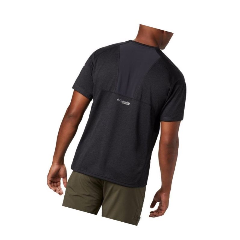 Columbia Irico Knit Short Sleeve Crew Tişört Erkek Siyah | 14920-OXKT