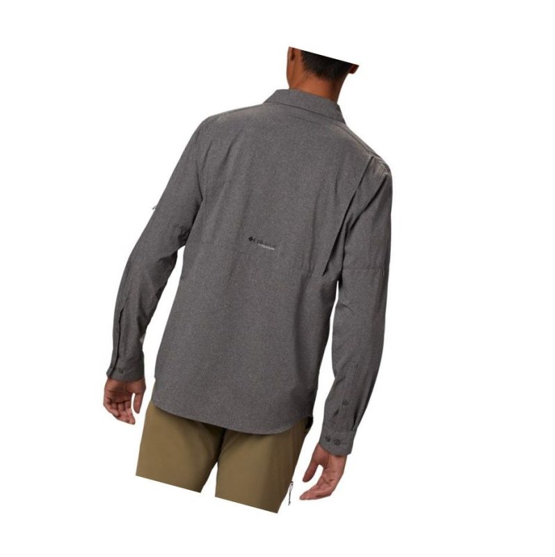 Columbia Irico Long Sleeve Gömlek Erkek Gri | 24961-BUVH
