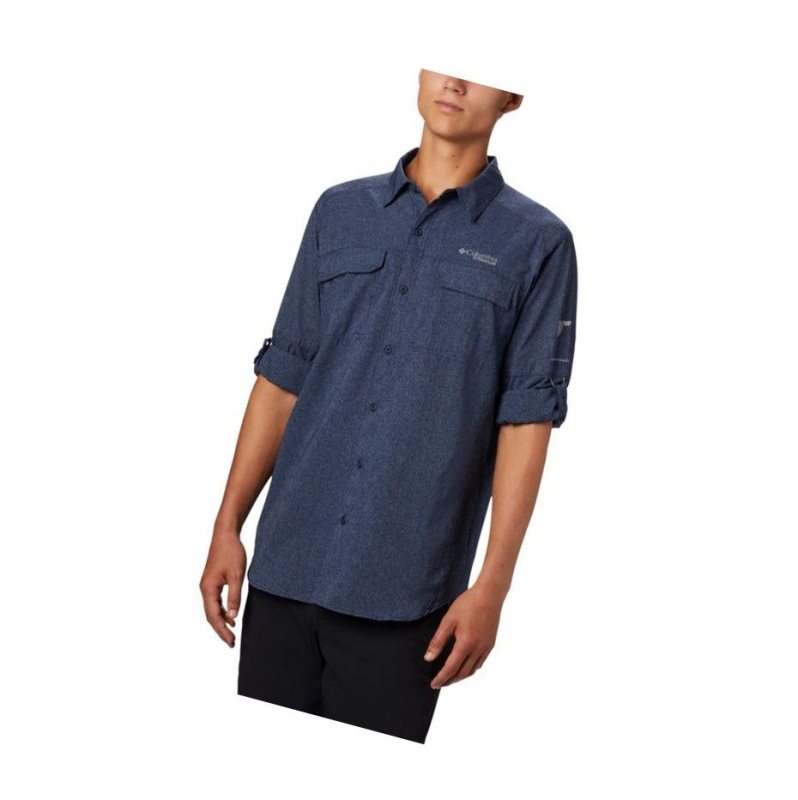 Columbia Irico Long Sleeve Gömlek Erkek Lacivert | 30489-TPNF