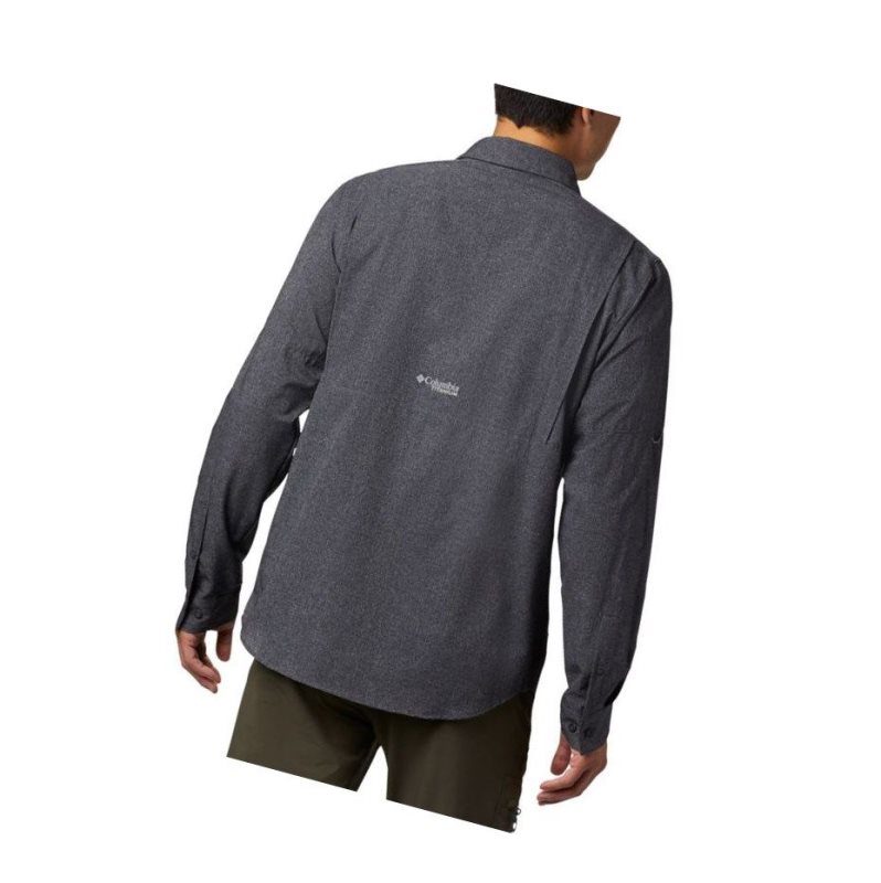 Columbia Irico Long Sleeve Gömlek Erkek Siyah | 89452-LJBQ