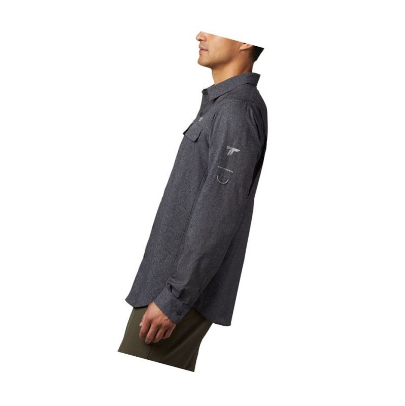 Columbia Irico Long Sleeve Gömlek Erkek Siyah | 89452-LJBQ