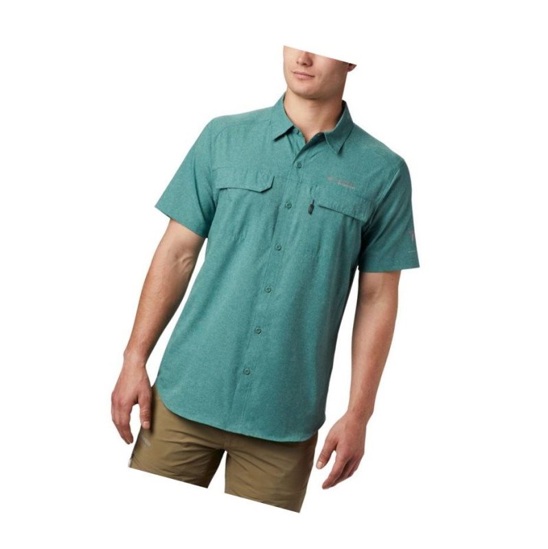 Columbia Irico Short Sleeve Gömlek Erkek Yeşil | 84105-YHSC